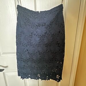 Lulu's Midnight Blue Midi Skirt
